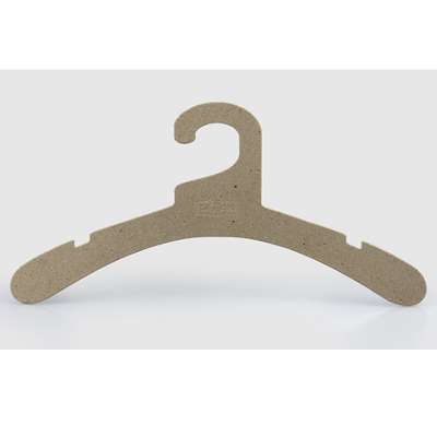 Custom Clothes Brand Name Logo Printing Recycled Kraft Paper Cardboard Hanger for cloth packing