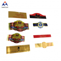 Wholesale Custom cigar Brand label logo roll wraps custom cigar labels