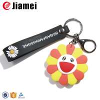 custom self defense off white rubber keychain cheaper and good quality wholesale