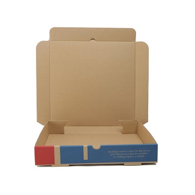 Custom logo printed 3 6 9 16 18 28 32 36 inch corrugated carton paper pizza box