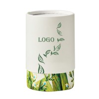 Wholesale Custom Cardboard paper printing logo canisters herb nature paper tea tube packaging