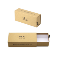 New design luxury glasses paper storage fashionable velvet glasses gift boxes