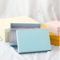 Shipping box in pure color, Paper Gift Box for clothing, Creative special packaging box in different sizes