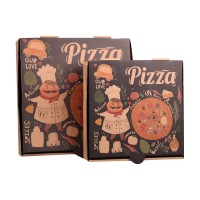 Custom size box for pizza,Elegant paper pizza boxes,High quality box for pizza